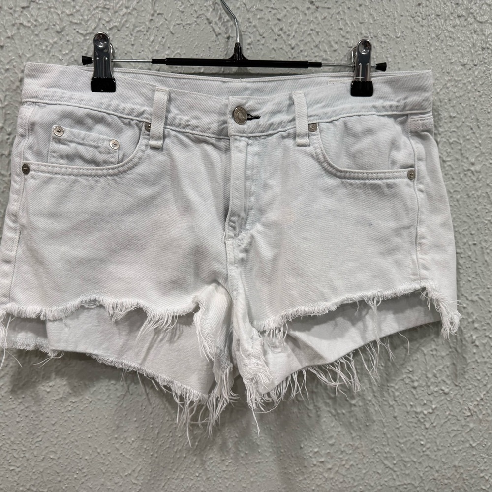 Rag & Bone Cut Off Short in White Freeport Size 27